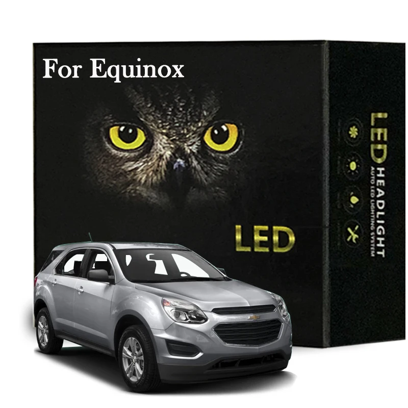 

Led Interior Light Kit For Chevrolet Equinox 2005-2010 2011 2012 2013 2014 2015 2016 2017 Led Bulbs Canbus No Error