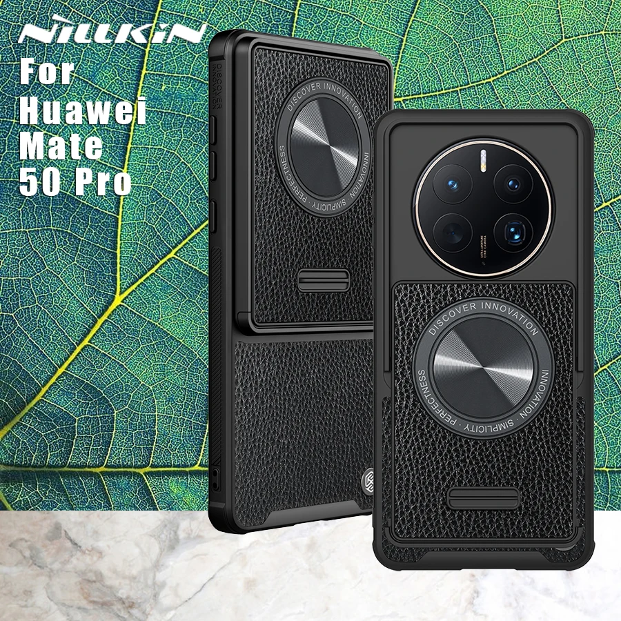 

Nillkin for Huawei Mate 50 Pro Case Leitz S Case-Collector's Edition Leather Lens Cover Camera Protection for Mate50Pro