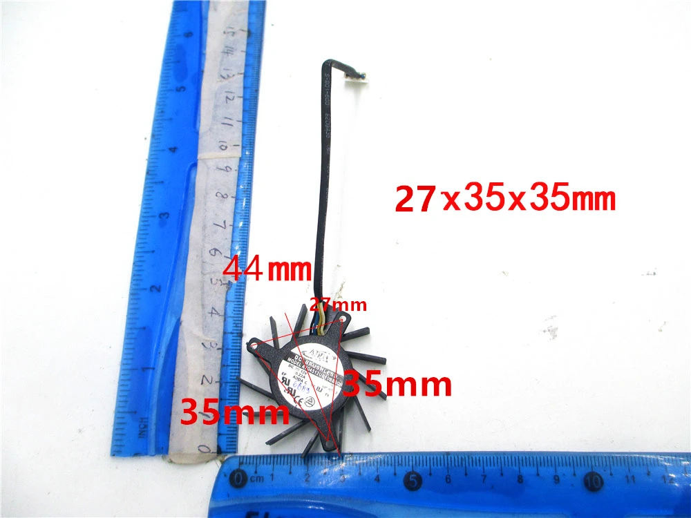 Новый вентилятор охлаждения процессора для ADDA AY04505UB10BB00 0CWBK 5V 0.42A AY04512UB10BB00 G DC 12V 0.22A 44x4 4 мм