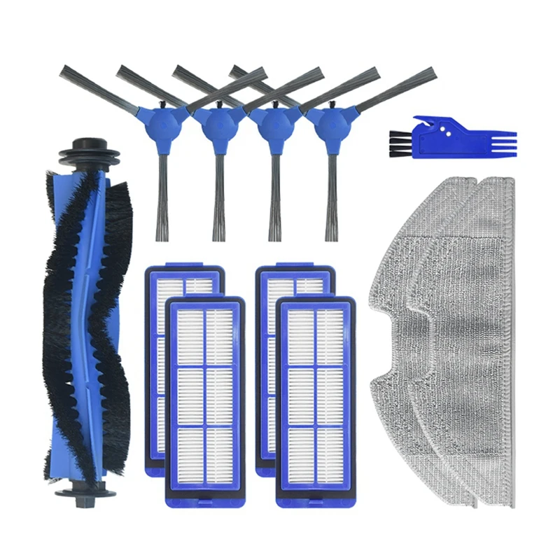 

12 Pcs Replacement Parts For Eufy Robovac 11S Max, 15C Max, 30C MAX, G10, G30, Edge, G30 Hybrid Robot Vacuum Cleaner