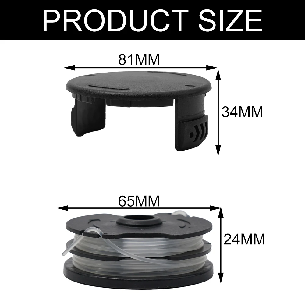 

Set Spare Parts Spool Line String Trimmer 27FT Accessories Brush Cutter Cordless Cover Grass Trimmer PRTA 20-Li