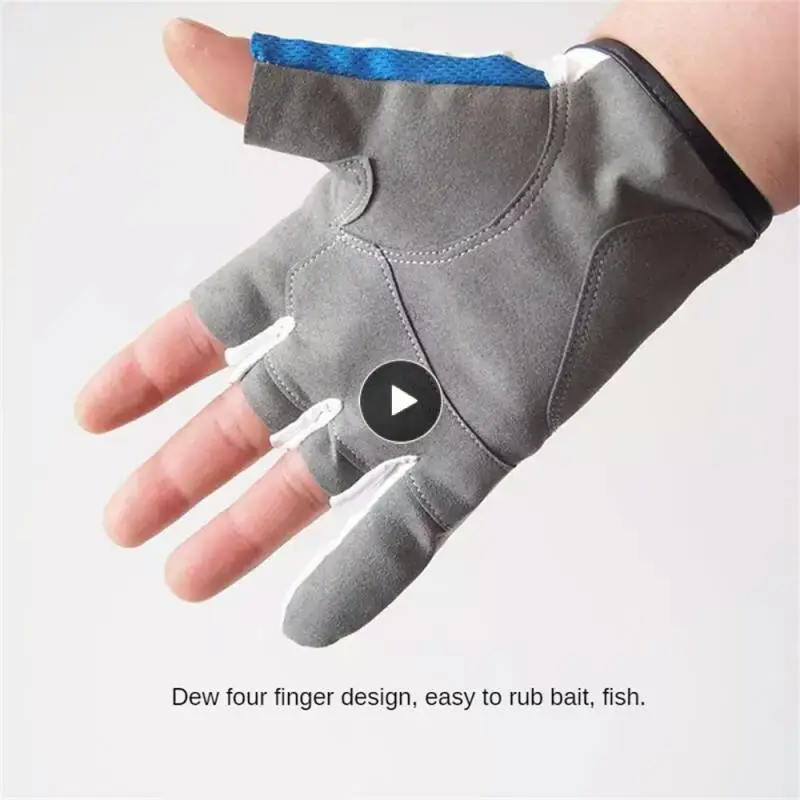 

Skin-friendly Slip-proof Glove Flexible Riding Glove Fit Dry Fingerless Gloves Heat Dissipation New Non Slip Gloves Resistant