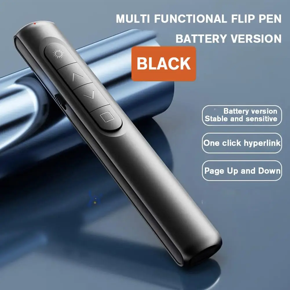 Беспроводной Презентер с дистанционным управлением USB проектор поворотная ручка