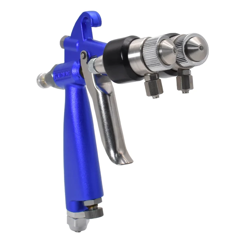 

Хромированный пистолет с двойной насадкой, пистолет-распылитель с двойной головкой для распыления хромированного покрытия, нано-гидрохромированного покрытия, инструменты для покрытия HVLP