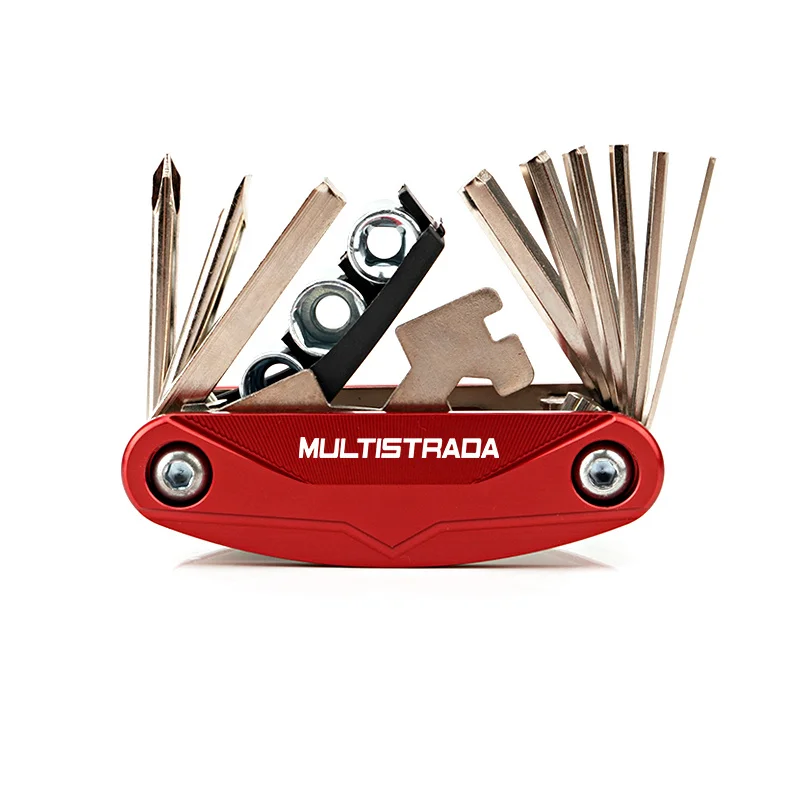 

Для Ducati Multistrada 950 1100 1200 1260S 1200S V4 V2 Аксессуары для мотоцикла CNC портативный инструмент Набор отверток для ремонта