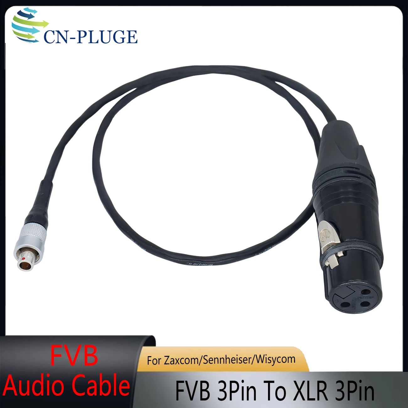 Фото Аудиокабель FVB 00 3Pin Male - XLR 3Pin Female для беспроводных передатчиков Sennheiser / Wisycom MTP40 / Zaxcom ZFR и микрофонов №2