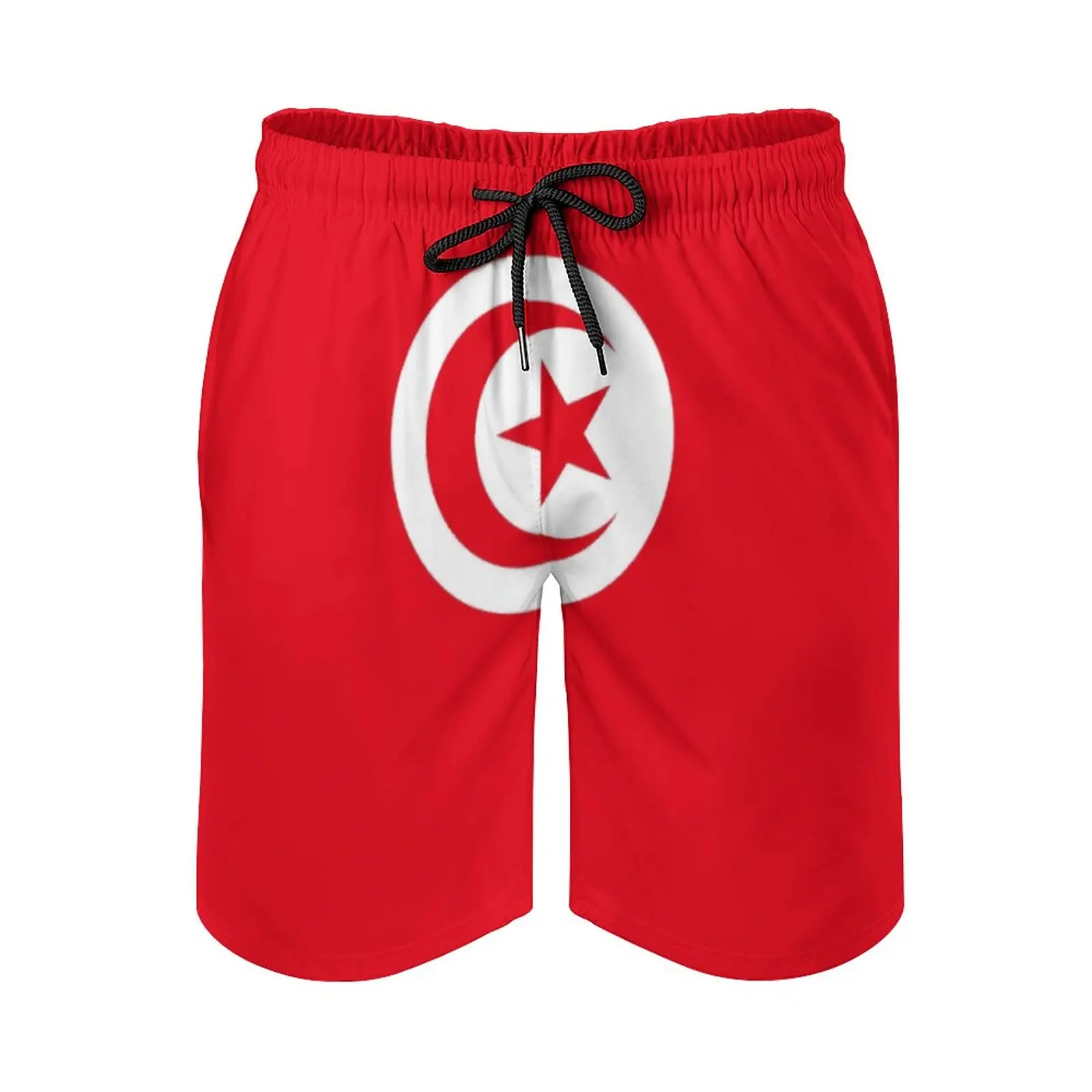 

Мужские пляжные шорты аниме пляжный флаг Туниса дышащие быстросохнущие Новинка беговые регулируемые свободные эластичные мужские шорты