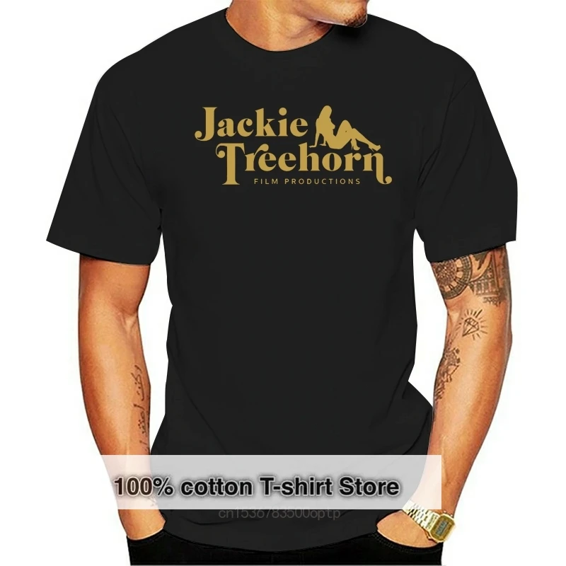 Jackie Treehorn Productions T Shirt The Big Lebowski Cotton Short Sleeve 6XL T-Shirts Round Neck Mens Big Size Tees