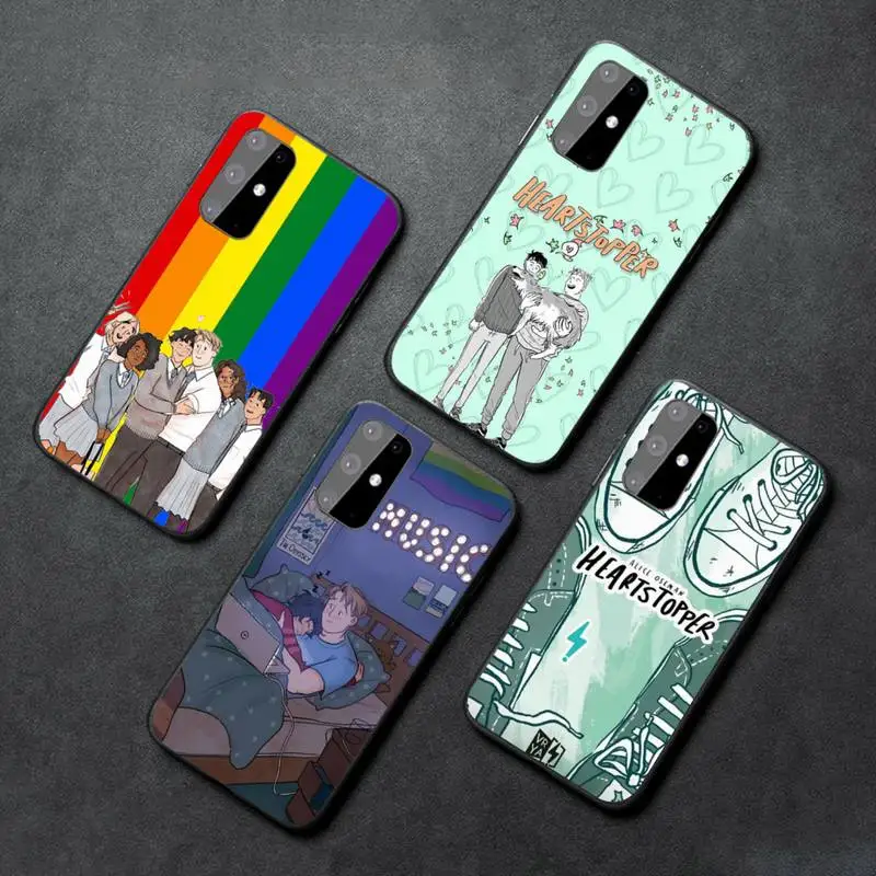 

Heartstopper comics Phone Case For Samsung a12 a51 a52 a21 a32 a71 a72 s10 s20 s21 s22 Plus Fe Ultra