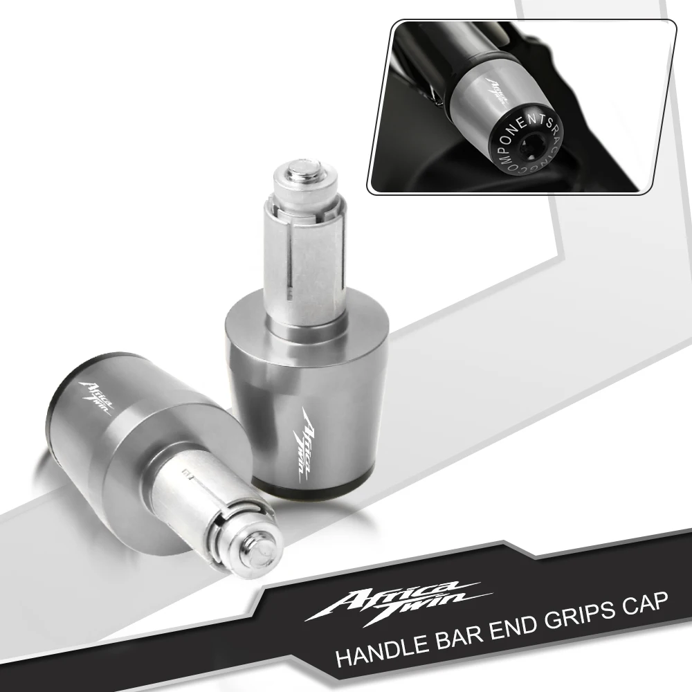 

For Honda CRF1000L AfricaTwin 2015-2019 Motorcycle 7/8'' 22mm Handle Bar End Grips Cap Hand Bar Ends Plugs CRF 1000 L 2016 2017