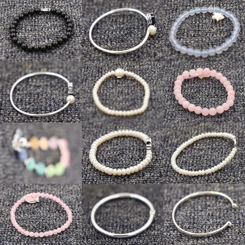 

Испанский медведь 925 Стерлинговое Серебро Высокое качество 1:1 милые куклы эластичное ожерелье очаровательный ювелирный браслет бесплатная...