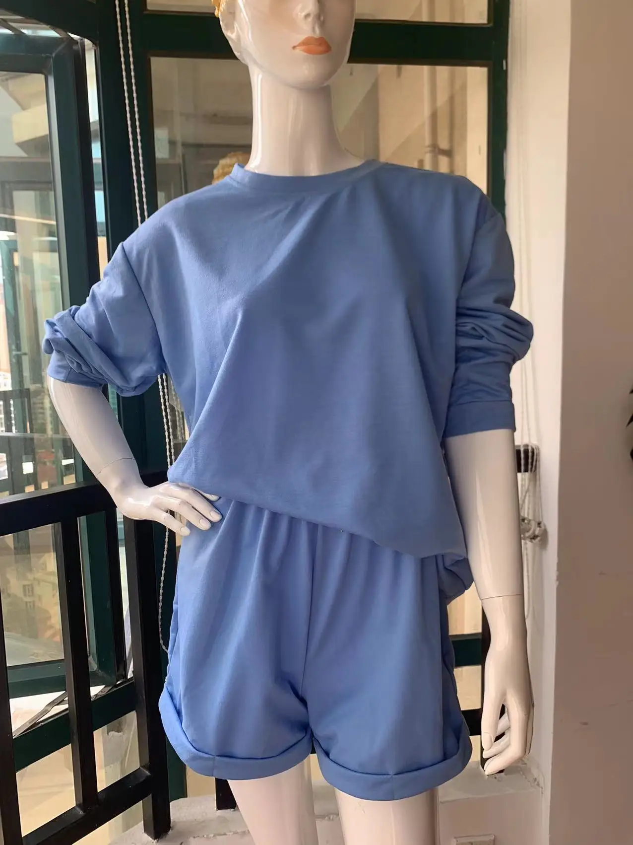 SeigurHry Women's 3 Pieces Outfits Coat Jacket + Crop Tank Top + Loose Short Tracksuit Casual Loungewear Set Sweatsuits