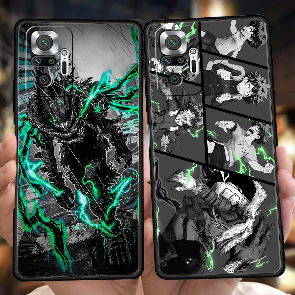 

My Hero Academia Phone Case for Xiaomi Redmi NOTE 12 Pro K40 K50 Gaming 8A 9T 9A 9C Note 8 8T 9 9S 10 11 Pro Plus Soft Shell Bag