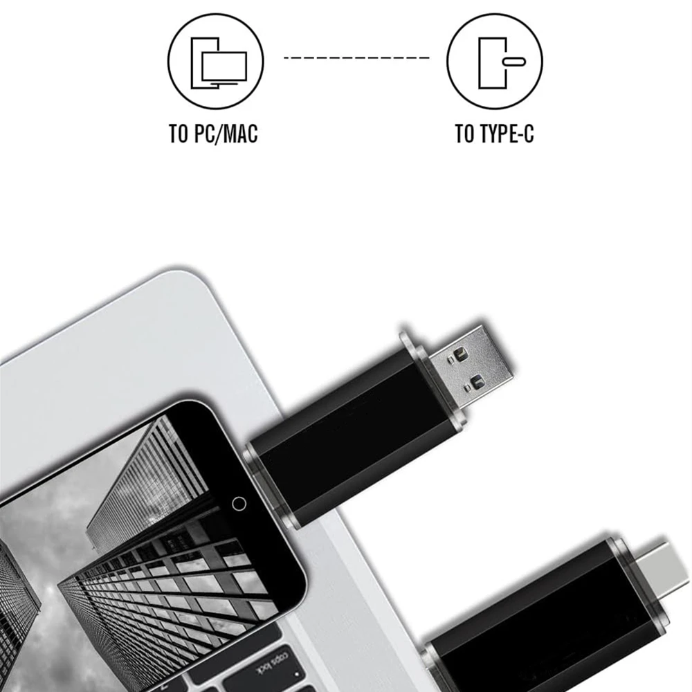Фото USB-флеш-накопитель OTG 512 ГБ, USB 3.0 Type-C для iPhone, iPad, 128 ГБ, 256 ГБ, флешка для Samsung, Huawei, Xiaomi, Android, ноутбуков, карта памяти №4