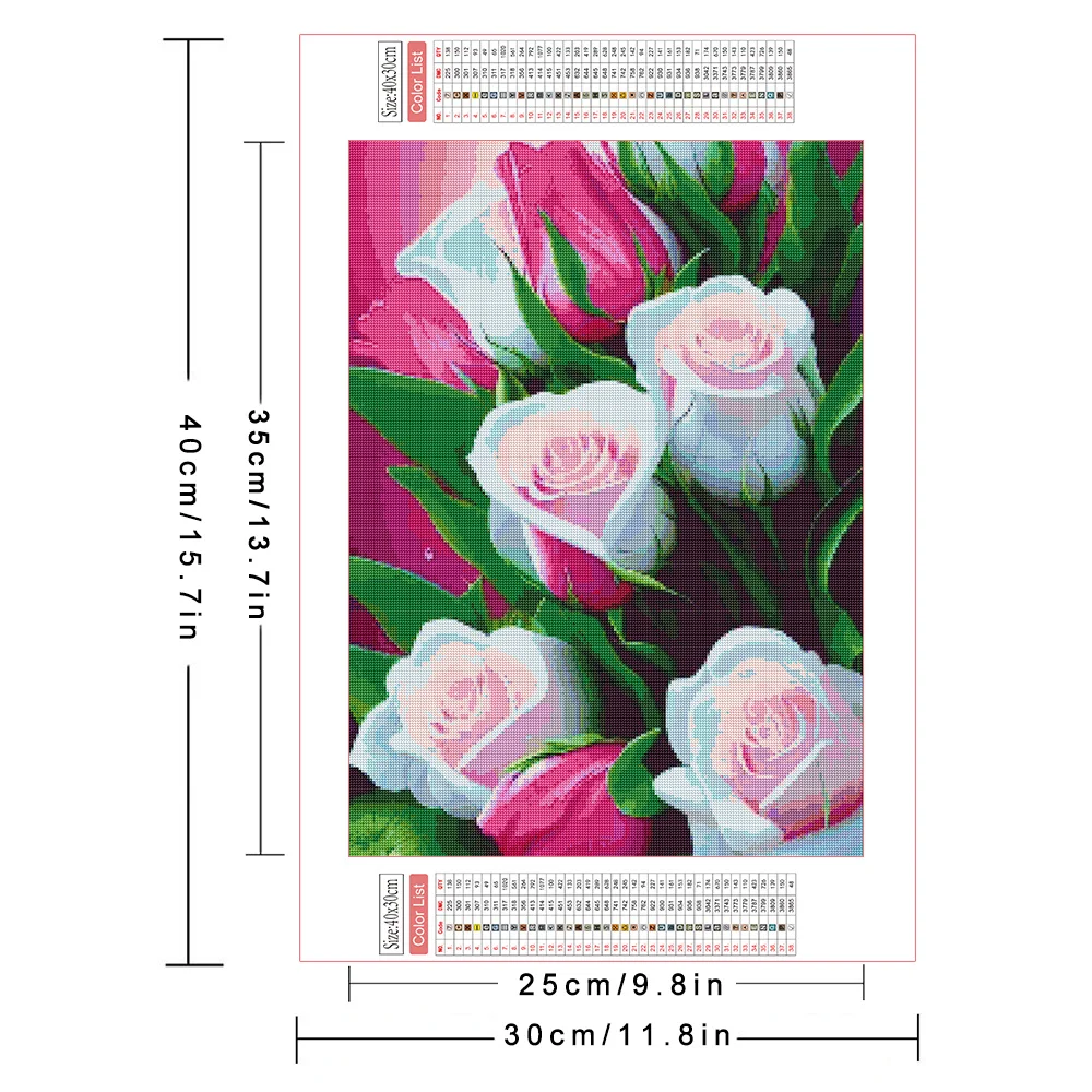 AZQSD Набор Алмазной Живописи 30x30 См Полный Круглый Сверл Тигр Панда Кот Черепаха