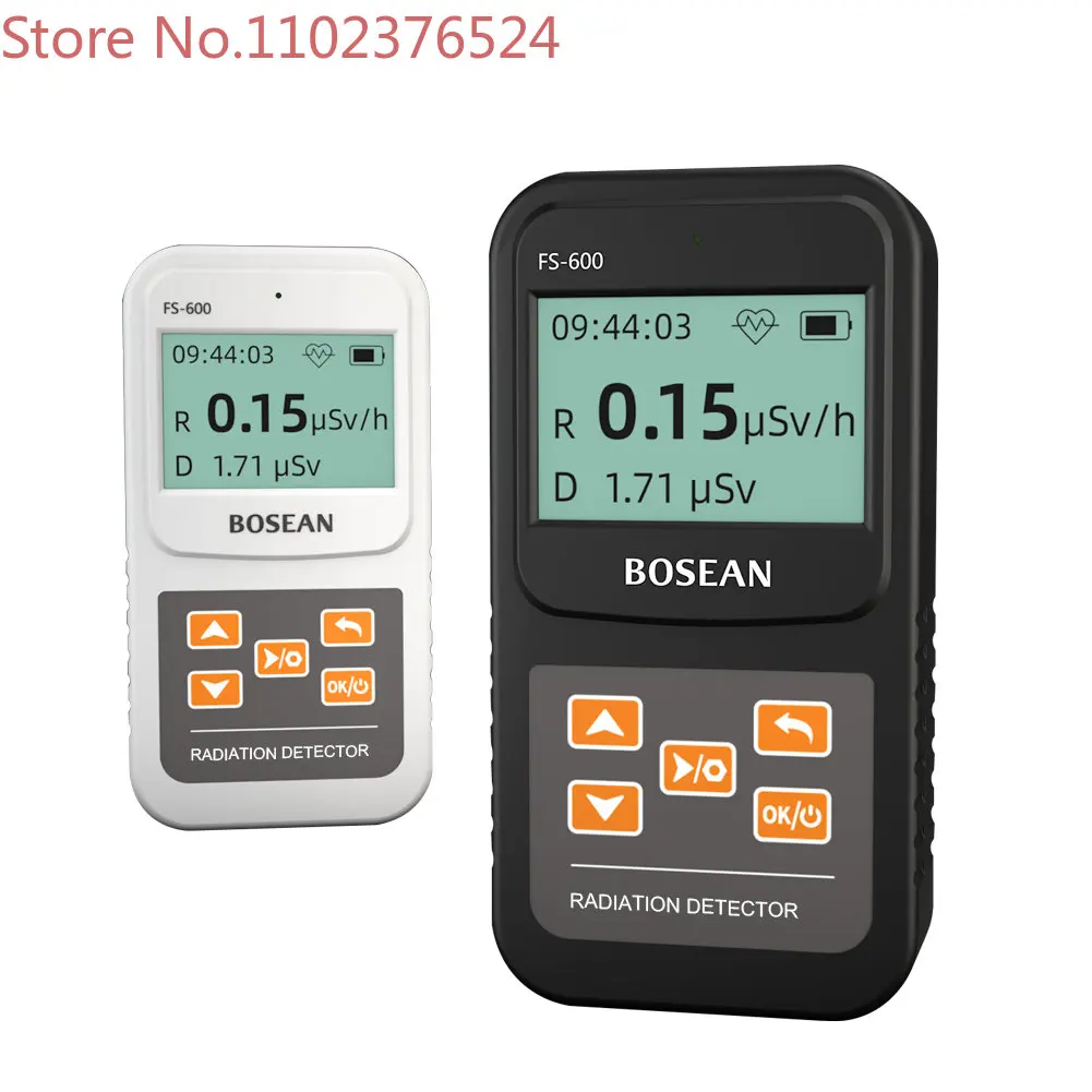 

Bosean Nuclear Radiation Detector Geiger Counter X-ray Beta Gamma Detector Rechargeable Handheld Counter Emission Dosimeter