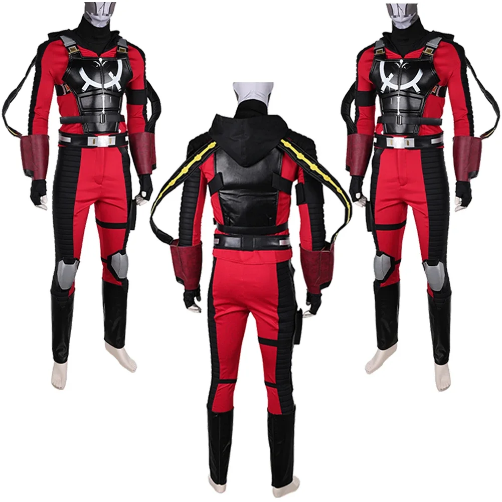 Deadshot Косплей Фэнтези Пояс Маска Боевая Одежда Игра Самоубийца Команда Костюм
