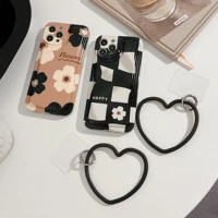 2022 ins japan dream magic plaid soft silicon phone case for iphone 11 12 13 pro max x xs max x rhanging ringback cover