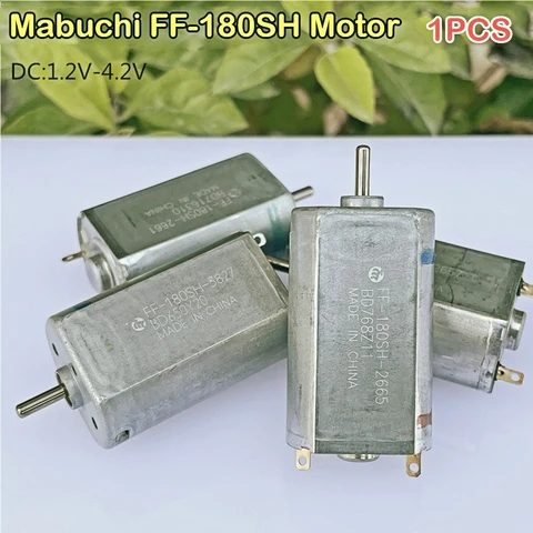 Электродвигатель MABUCHI FF-180SH-3827/2657/2665/2661, 1 шт., высокоскоростной, постоянный ток, 1,2-4,2 В, 3 в, 22000 об/мин, 180 мотор, щетка из драгоценного металла для бритвы