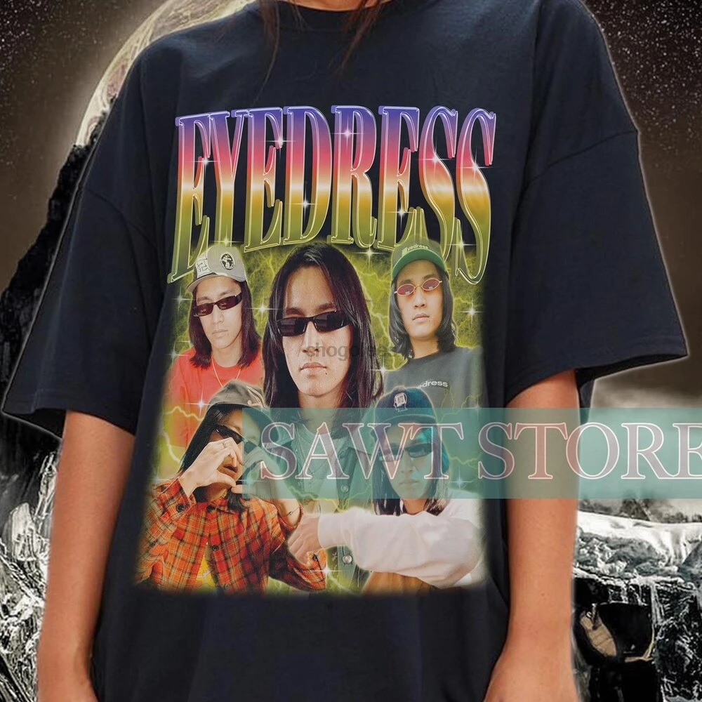 Ограниченная серия EYEDRESS винтажная рубашка платье для глаз футболка футболки