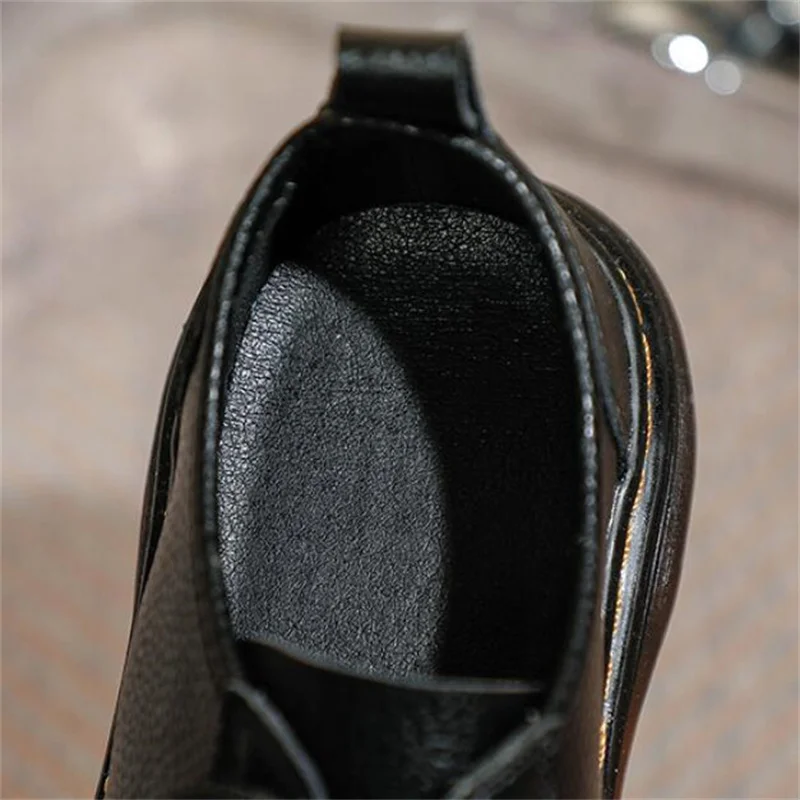 Low-Top Leather Martin Boots British Style Thick-Soled Oxfords Shoes For Women Platform School Uniform Jk Student Shoes