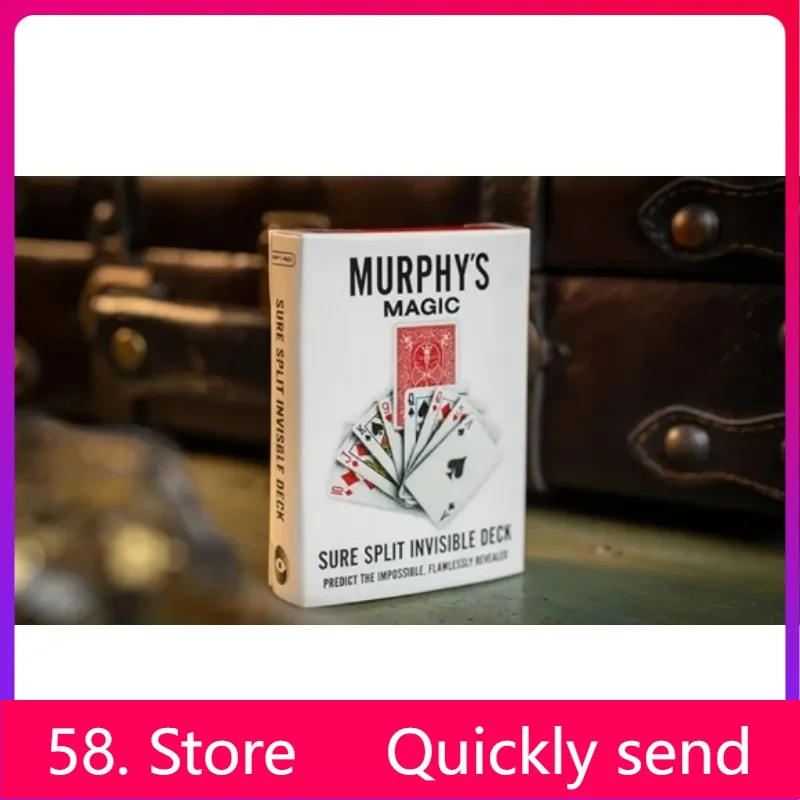 Новый невидимый палубный велосипед SURE SPLIT 2025 года от Murphy's Magic — фокусы (58, загрузка в магазине) (art.: 3920d31fdf0bb) - 3920d31fdf0bb