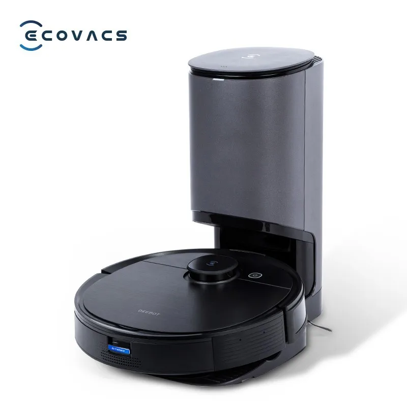 

2021 New ECOVACS DEEBOT T9 AIVI Plus Robot Vacuum Cleaner Fully Automatic Sweeping OZMO Pro Vibration Mop 0 Collision Auto Empty