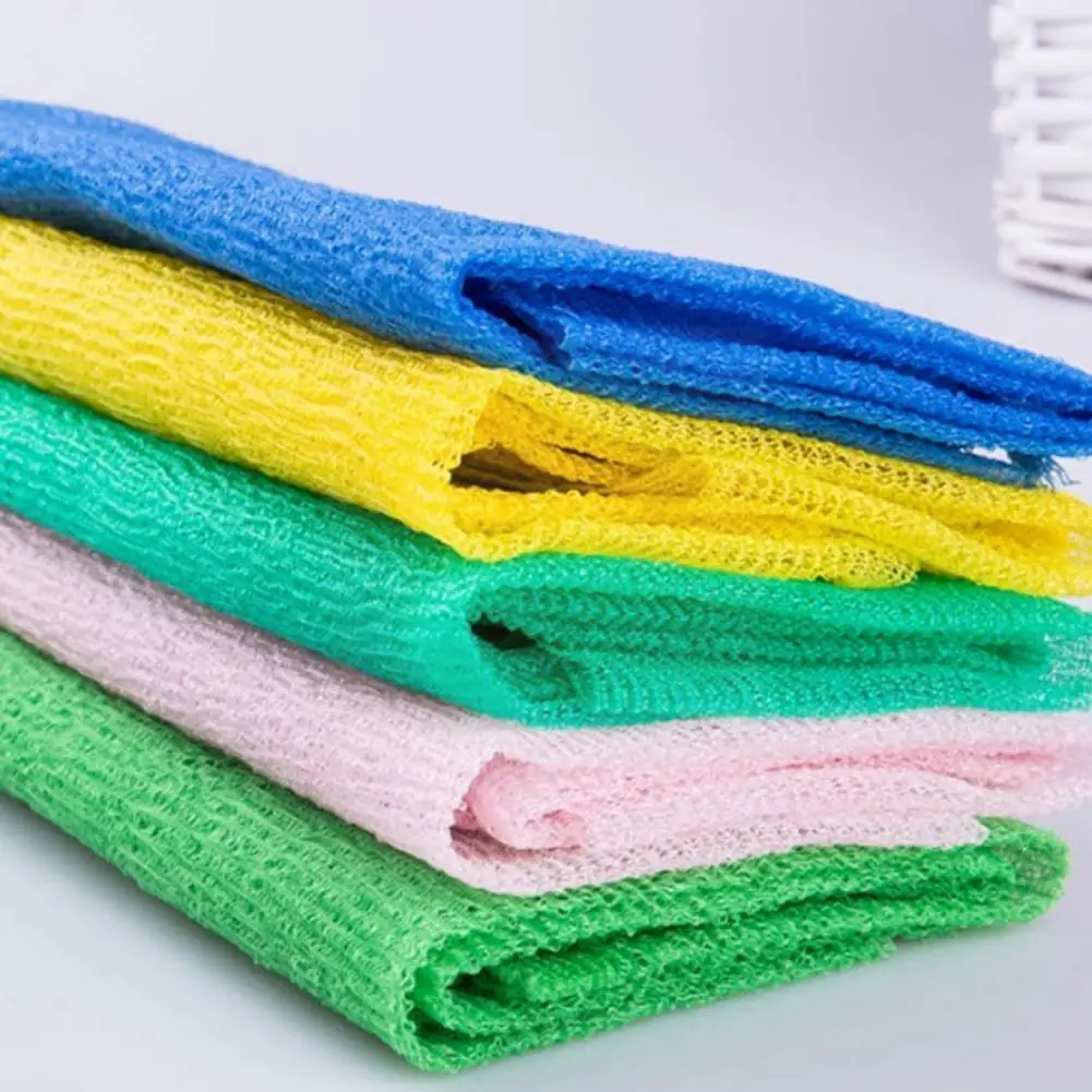 

Bath Nylon Towel Brush Rubbing Washcloth Exfoliating Shower Towel Sponge Scrub Sponge Skin Bathing 30*90cm Removal Dead F7U8