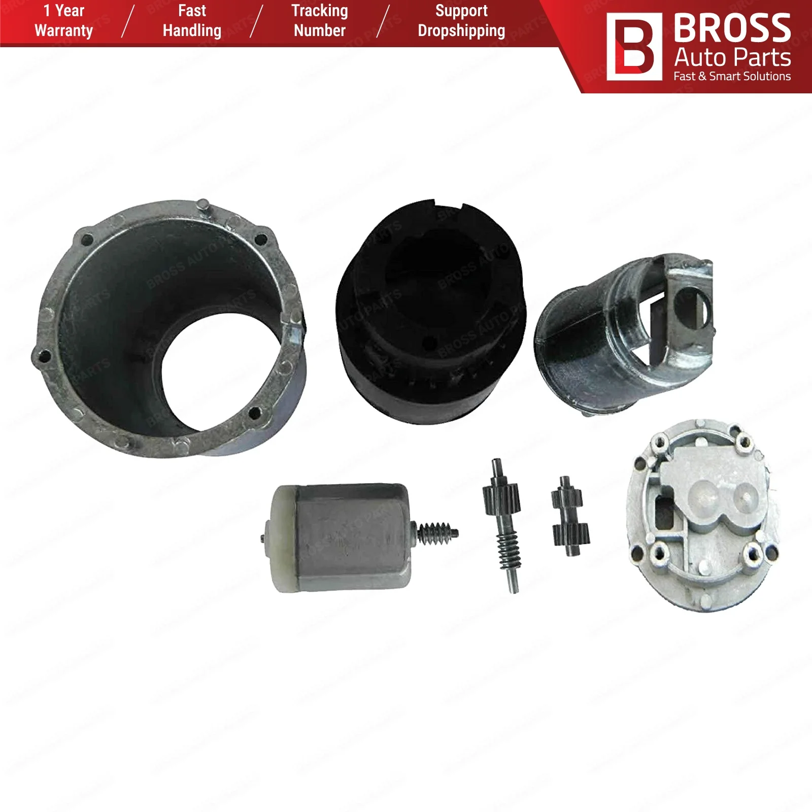 Автомобильные запчасти Bross BGE18 + BGE500 для ремонта бокового зеркала комплект