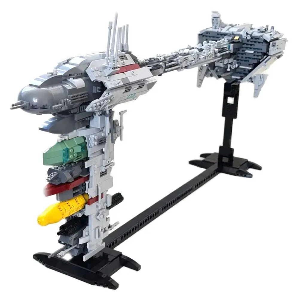 

Модель корабля MOC Nebulon-B, модель фрегата, медицинская модель, сборная образовательная детская игрушка, коллекция, подарок
