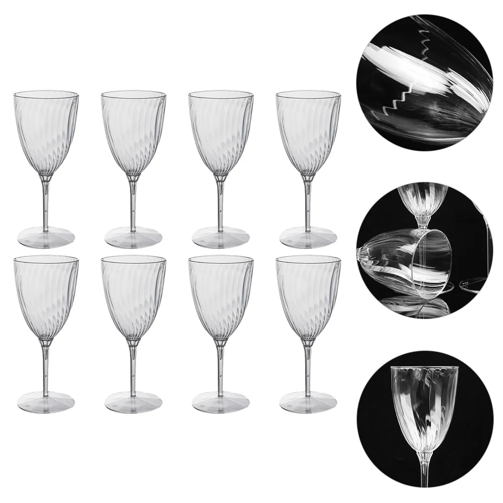 

8pcs Cups Goblet Mom Wine Glasses Set Of 2 Goblet Cups