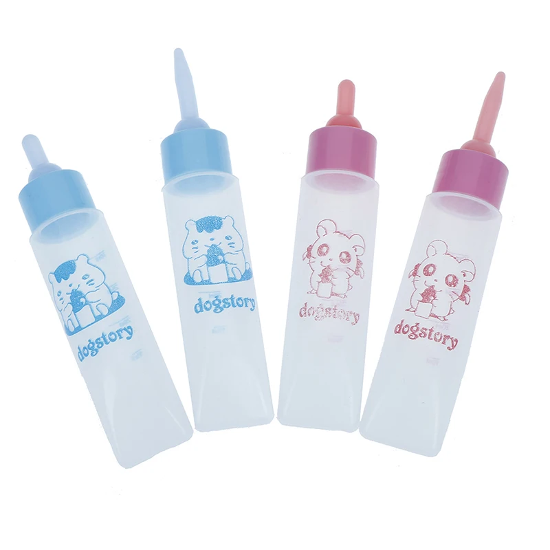 

30ml 1pcs Pet Milk Bottle Silicone Nipple Small Animal Feeding Hamster Cat Dogs Puppy