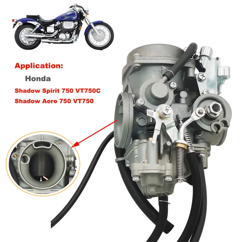 

Карбюратор 16100-MFE-771 16100-MEG-000 для Honda Shadow Spirit 750 VT750C 2005-2009 Aero 750 VT750 2004-2006, КАРБЮРАТОР VT 750