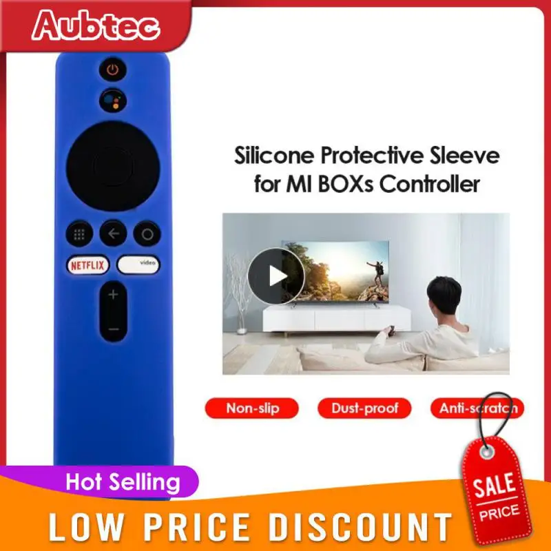 

1~10PCS Silicone Remote Control Case Protective Cover Accessories Soft Protective Case For Mi Box Drop-proof Dustproof