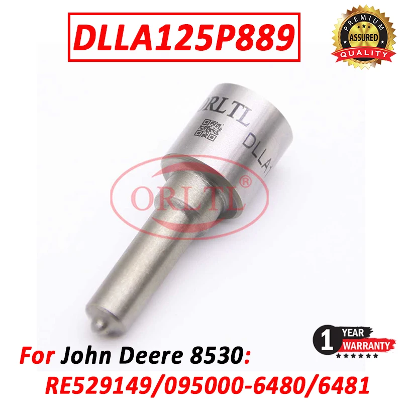 

DLLA125P889 Diesel Fuel Injector Parts 095000-6480 Repair Kits Nozzle RE529149 For John Deere 8530 Engine 095000-6481