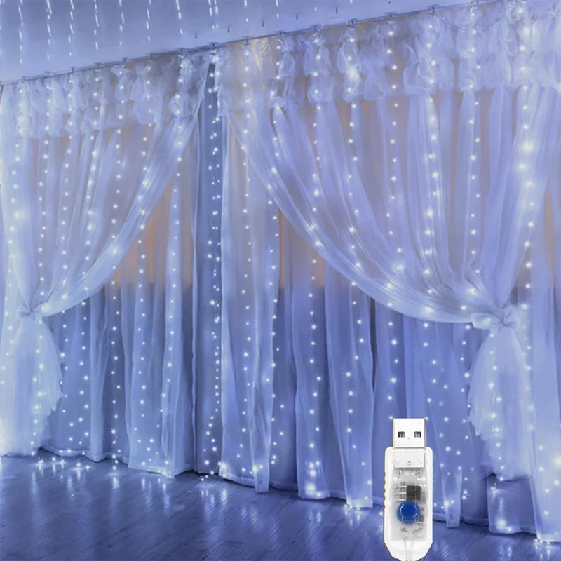 Праздничные светодиодные гирлянды сказочная гирлянда рождественские подвесные