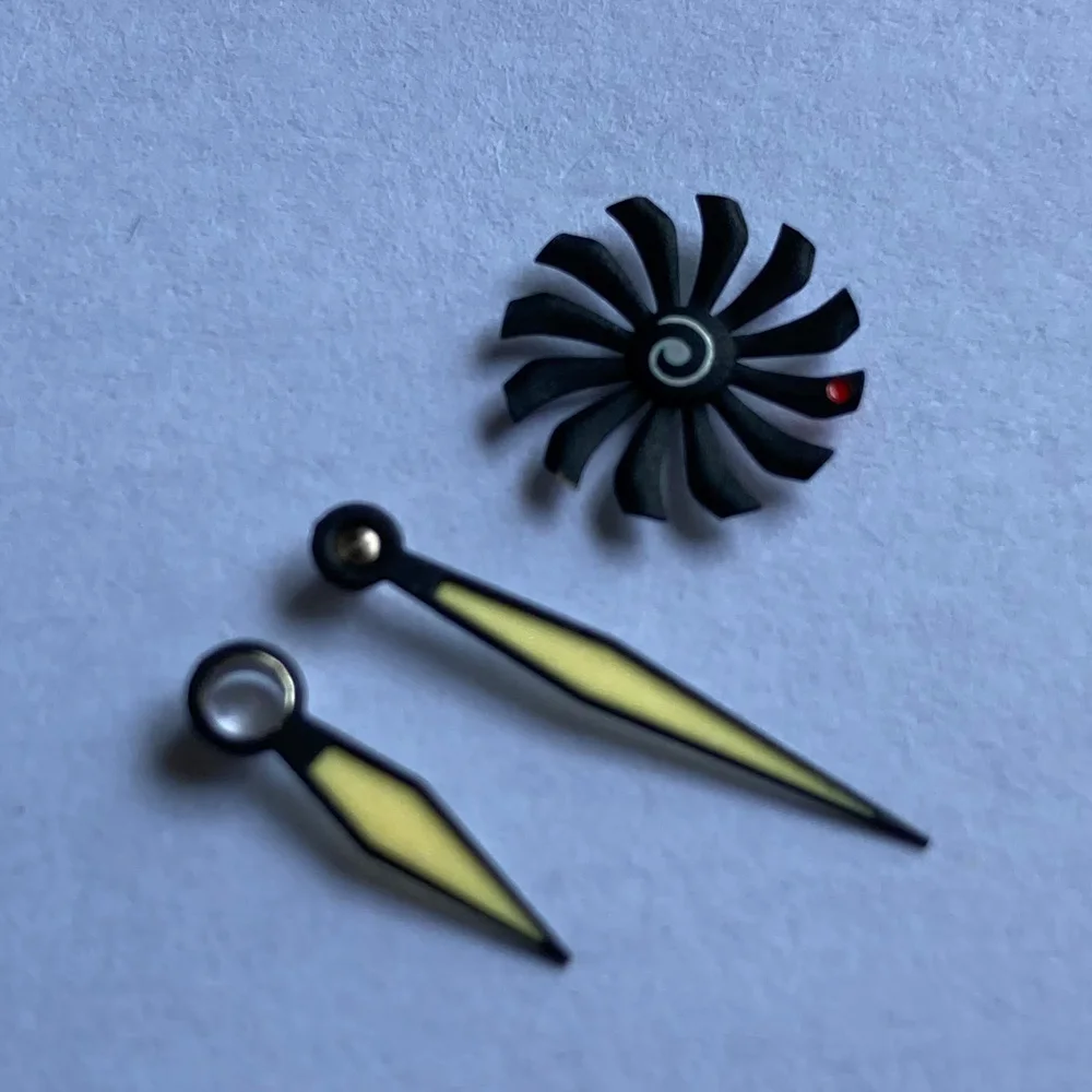 Watch Parts Blue/Black/Golden Luminous Watch Hands Suitable For ETA 6497/6498 Hand Winding Movement