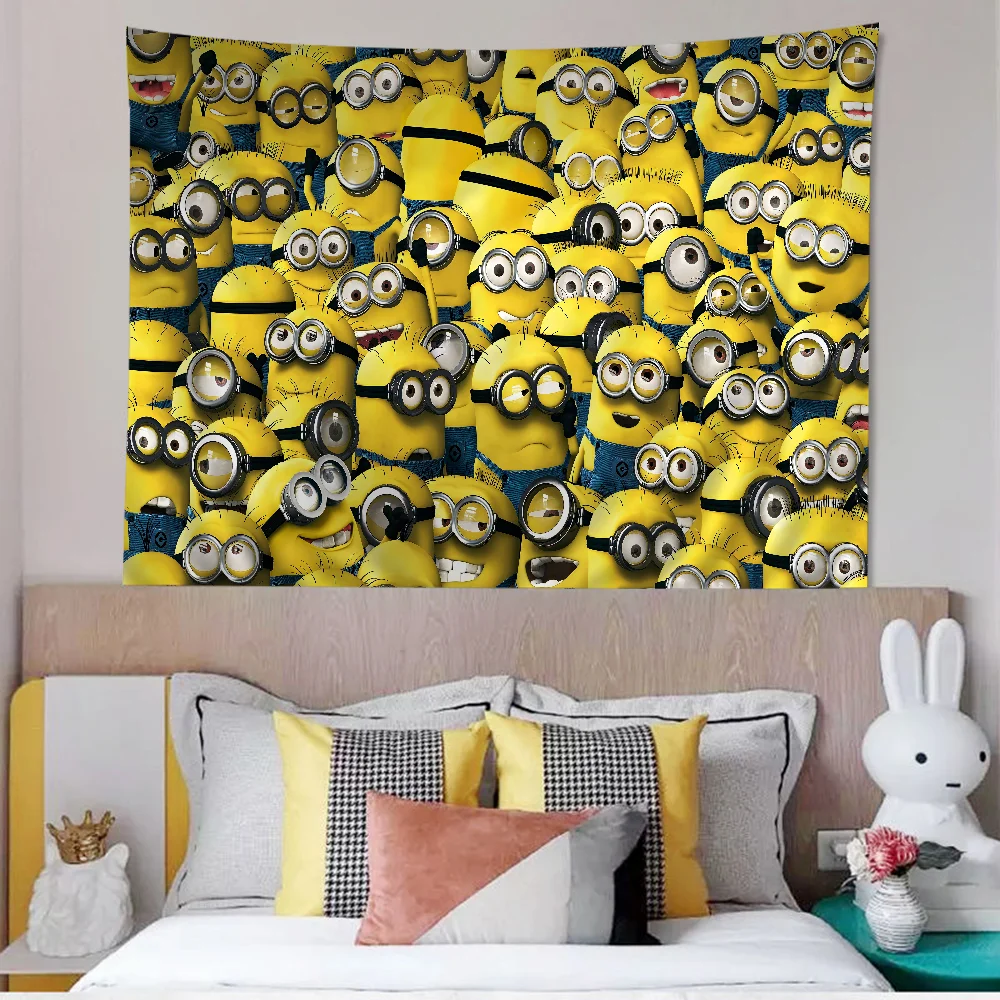 M-Миньоны D-Гадкий-MeS подвесной богемный гобелен индийский Будда настенное