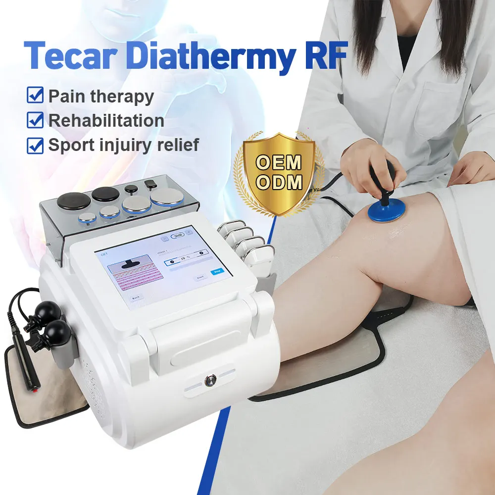 448 кГц CET RET Tecar терапевтическое оборудование INDIBA Diathermy формирование тела снижение