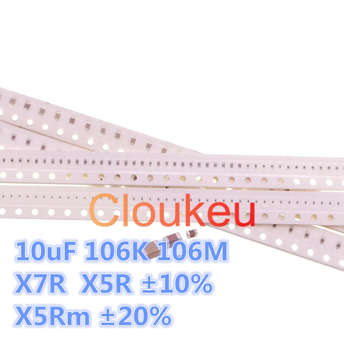 Керамический конденсатор с чипом 10uF 106K 106M 0402 0603 0805 1206 1210 1812 2220 6,3 V 10V 16V 25V 50V 100V X7R ± 10% X5R 20%