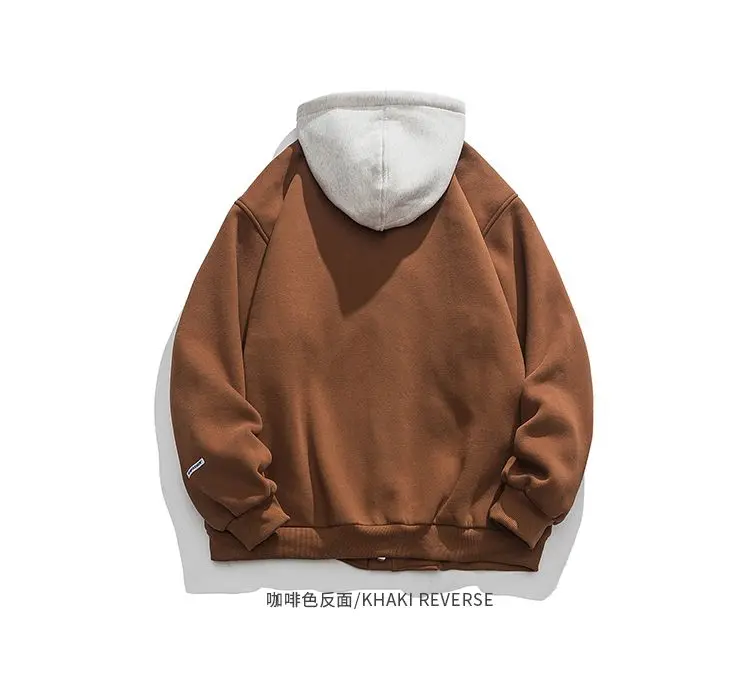Мужская и женская куртка с капюшоном свободная осенняя универсальная модная