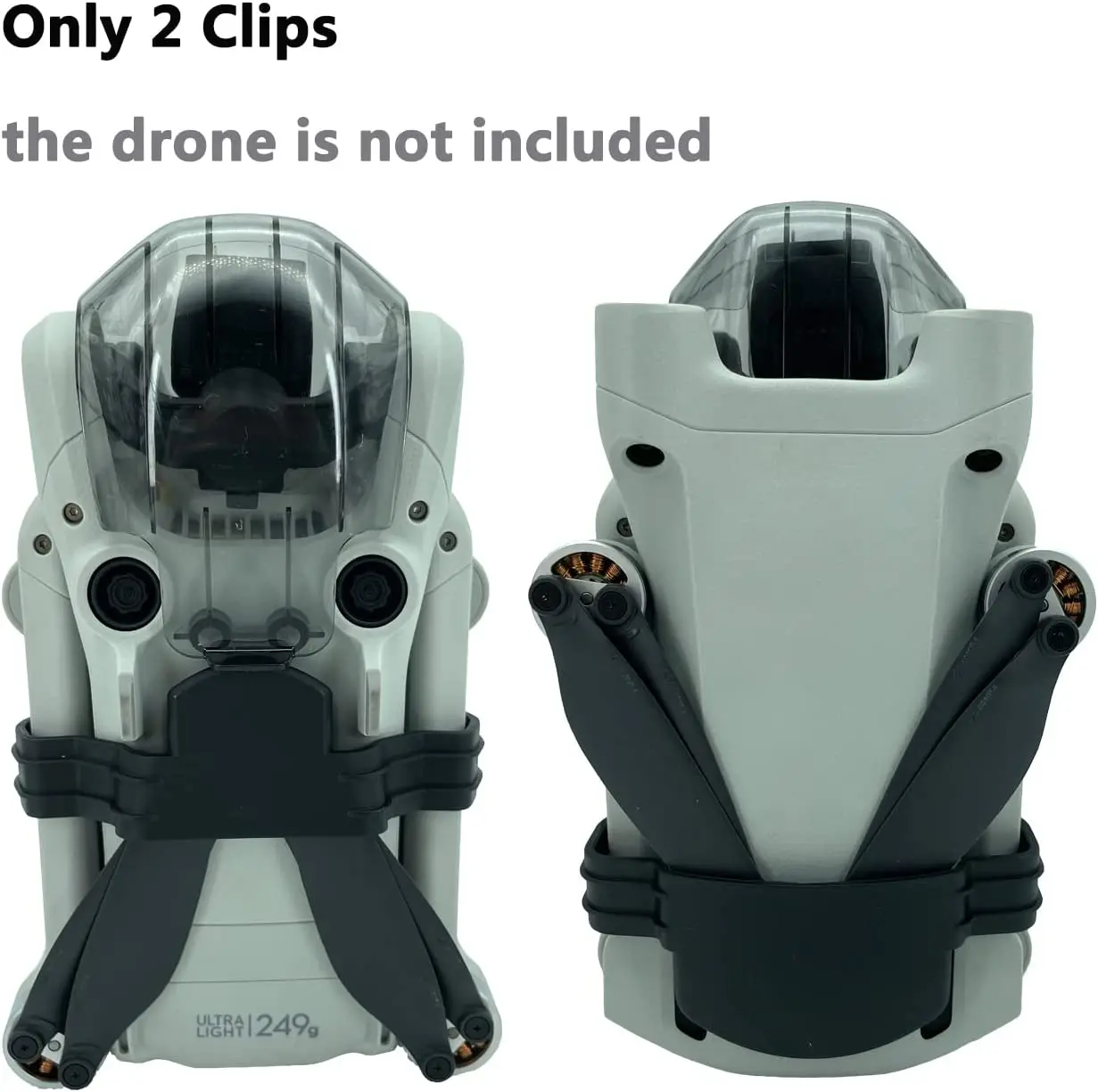 Aircraft Sleeve And  Propellers Holder Strap And Protector Guard Strap for DJI Mini 3 Pro Drone and Mini 3 Pro Controller