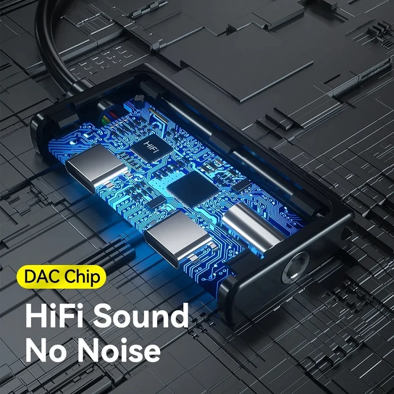 USB C To Type C Audio Cable Adapter For Samsung Xiaomi iPad Pro PD60W USB Type C To 3.5mm Jack Converter For Earphone Headphone