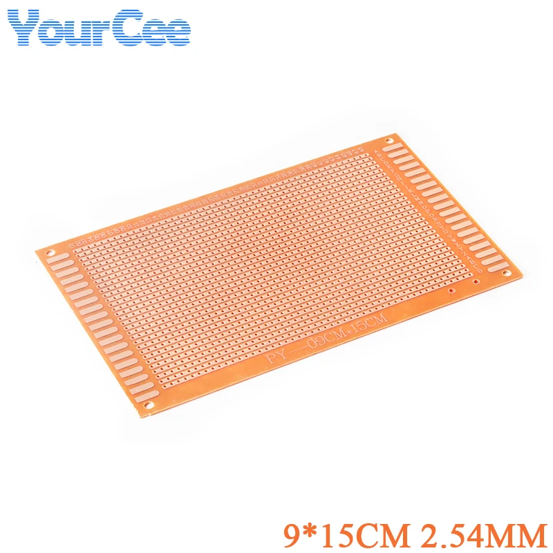 Односторонний Прототип печатной платы, 2 шт., 9 х15 см, универсальный экспериментальный бакелит, 9 х15 см, медная пластина, печатная плата 90x150 мм, 90*150 мм
