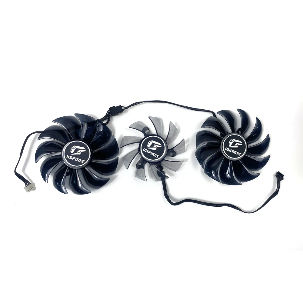 

Original 3PCS 85MM 75MM 4PIN PVA080E12R iGame RTX2080 2070 2060 1660 Advanced GPU FAN For Colorful RTX2080 TI 2070 TI 1660 SUPER
