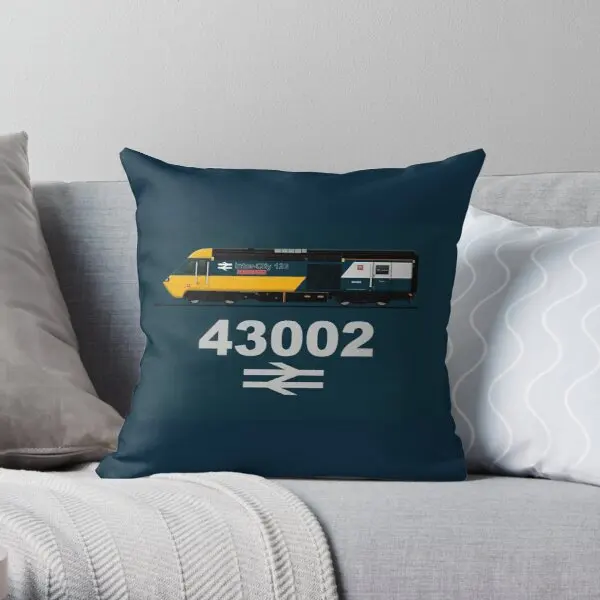 

Intercity 125 Printing Throw Pillow Cover Soft Office Fashion Decorative Square Decor Case Home Waist Throw Pillows not include
