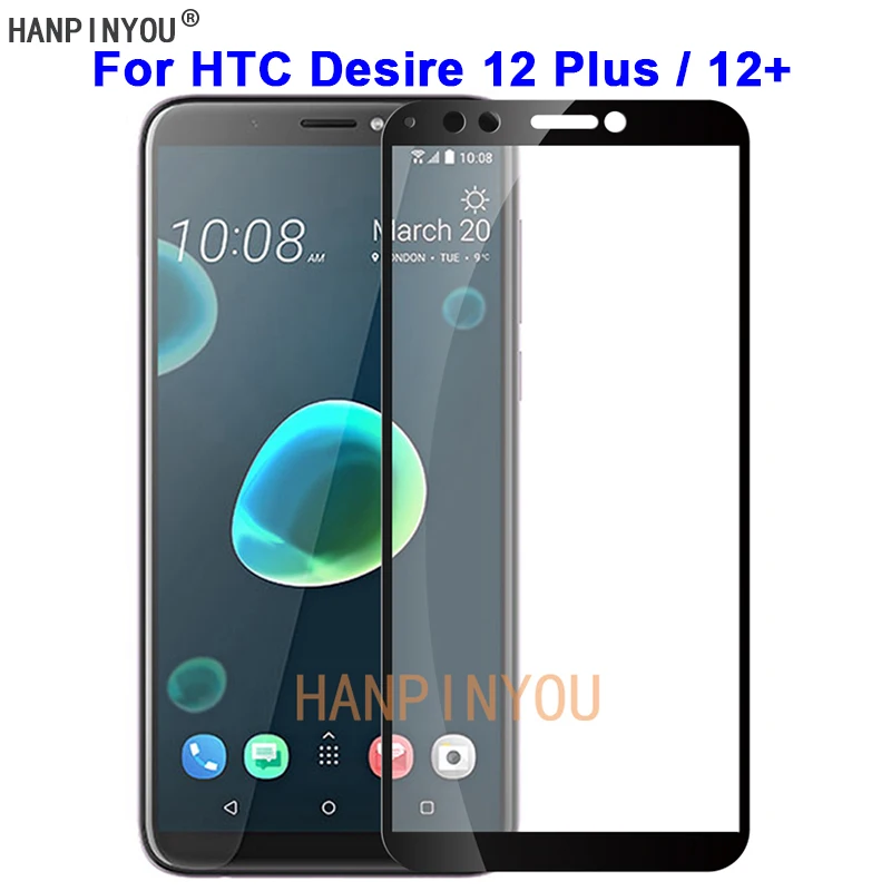 

Для HTC Desire 12 Plus/12 + 6,0 "новая твердость 9H 2.5D полное покрытие закаленная Защитная стеклянная пленка для экрана Защита