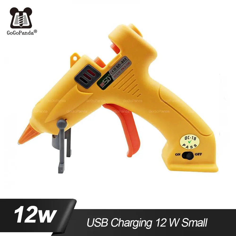 

USB зарядка термоклеевой пистолет SD802 12 Вт маленький клеевой пистолет 7 мм термоклеевой карандаш