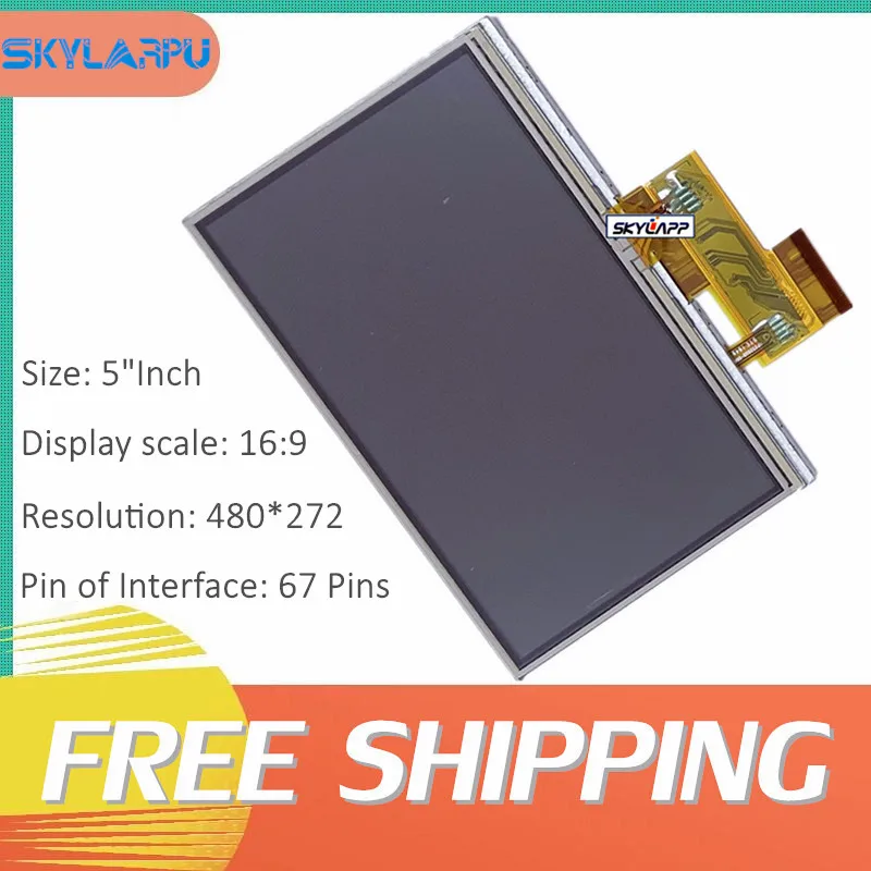 

5"Inch Complete LCD Screen For GARMIN Nuvi 56 56LM 56LMT Display Panel TouchScreen Digitizer Repair Replacement Free Shipping