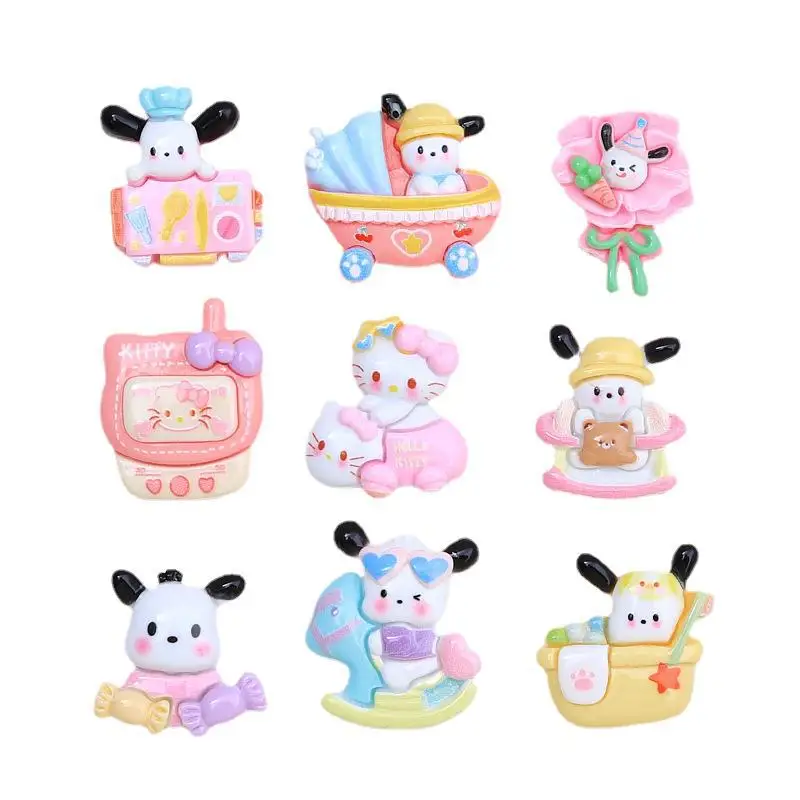 5 шт. милые Мультяшные полимерные аксессуары для рукоделия